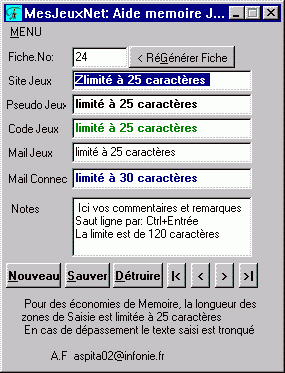  Cliquer pour Telecharger MesJeuxNet V 1.03 
